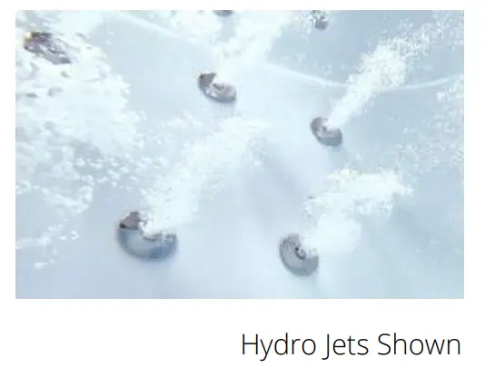 ella ACRYLIC Walk In Bathtubs - Jets Shown