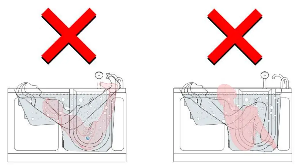 ella ACRYLIC Walk In Bathtubs - WRONG