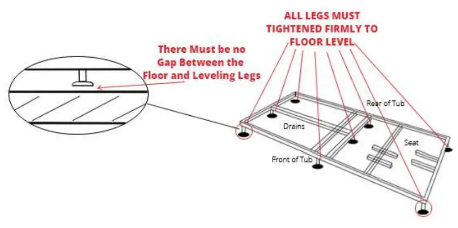 ella ACRYLIC Walk In Bathtubs - back nut1