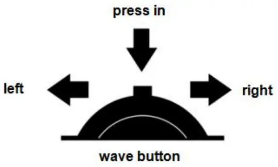 wiiyii G10 GPS Speed Meter - Wave button function