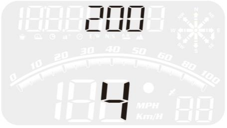 wiiyii G10 GPS Speed Meter - parameter 3