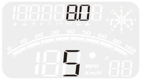 wiiyii G10 GPS Speed Meter - parameter 4