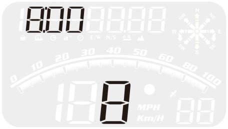 wiiyii G10 GPS Speed Meter - parameter 7