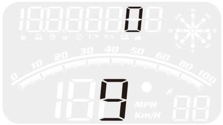 wiiyii G10 GPS Speed Meter - parameter 8