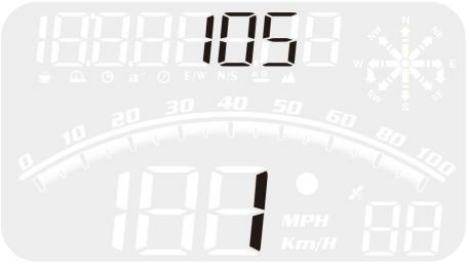 wiiyii G10 GPS Speed Meter - parameter