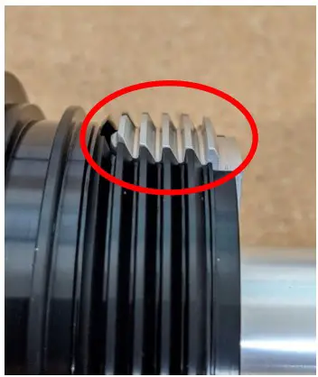 BAXTER PERFORMANCE MS 201 BK Cartridge to Spin on Adapter - Adapter Components 3