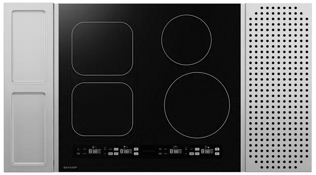 SHARP SCH2443GB Induction Cooktop with Side Accessories