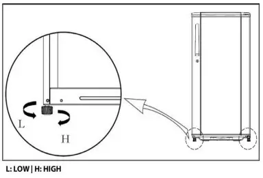 croma CRLR165DCC008901 Direct Cool Refrigerator - Levelling your refrigerator