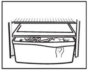 croma CRLR165DCC008901 Direct Cool Refrigerator - Vegetable Box
