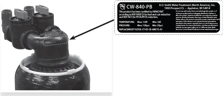 WATTS ONE Cartridge Tank Filter System 25