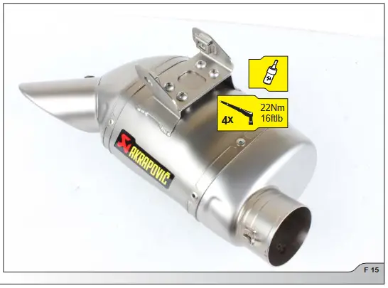 AKRAPOVIC S-K6R13-AFCRT Racing Line Full System Exhaust - figure 13