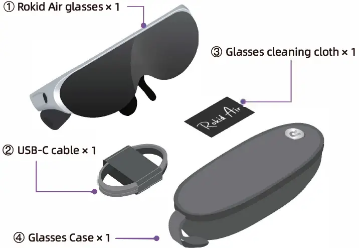 Rokid B0B1MC9HDJ Air Everyday AR Glasses 01
