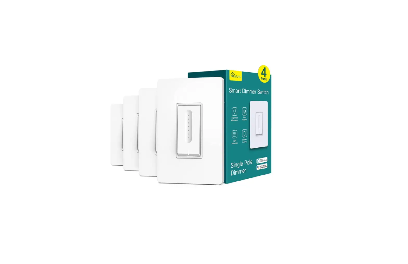 Treatlife Ds01-4 Smart Dimmer Light Switch User Manual