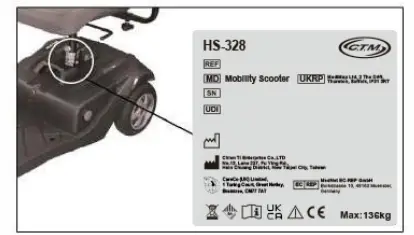 Abilize HS-328 Stride Sport Travel Mobility Scooter - Figer13