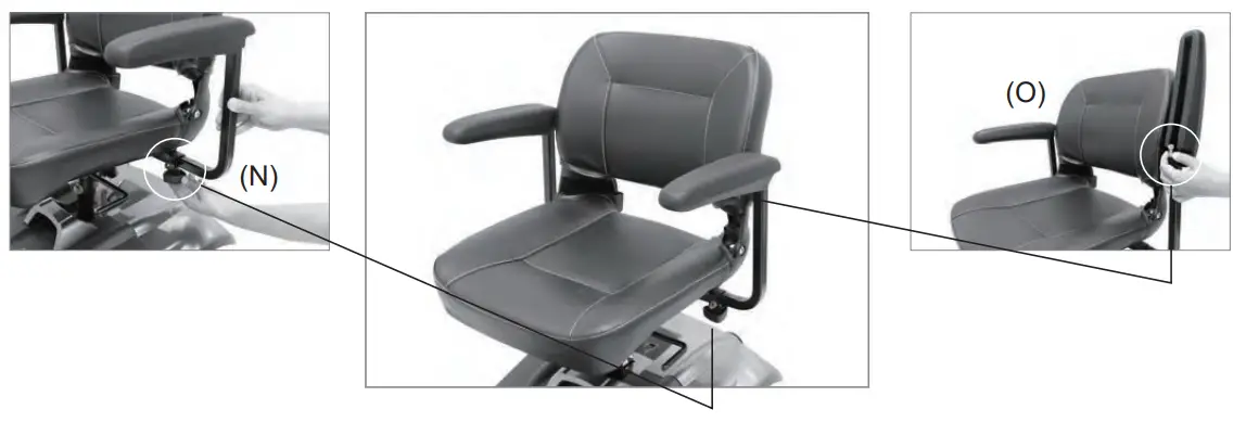 Abilize HS-328 Stride Sport Travel Mobility Scooter - Figer7