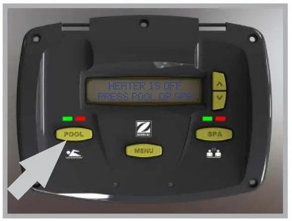 Jandy LXi Heater, JXi Heater Controls - fig 10