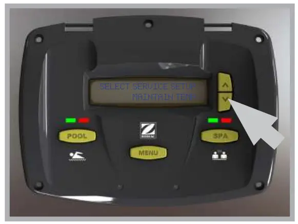 Jandy LXi Heater, JXi Heater Controls - fig 6