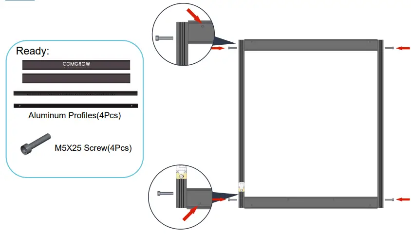 COMGROW Z1 Laser Engraver - Aluminum