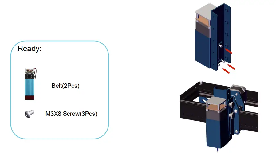 COMGROW Z1 Laser Engraver - Belt 2