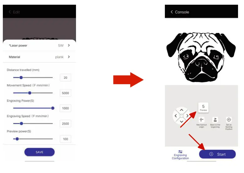 COMGROW Z1 Laser Engraver - Engraving 1
