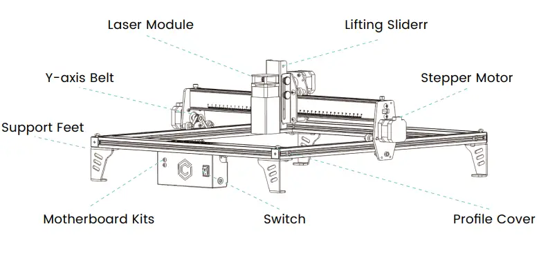 COMGROW Z1 Laser Engraver - Machine