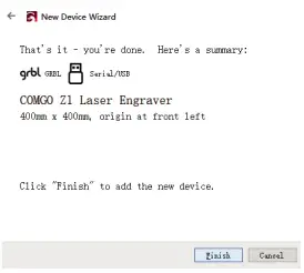COMGROW Z1 Laser Engraver - Window 13