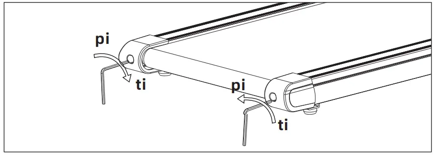 EQi Industrial N4022 Electric Treadmill - gradually adjust