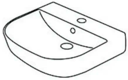 better bathrooms 405mm400mm Cloakroom Matt Wall Hung Basin - Wall Hung