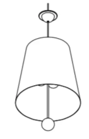 Workstead House Cord Pendant Large