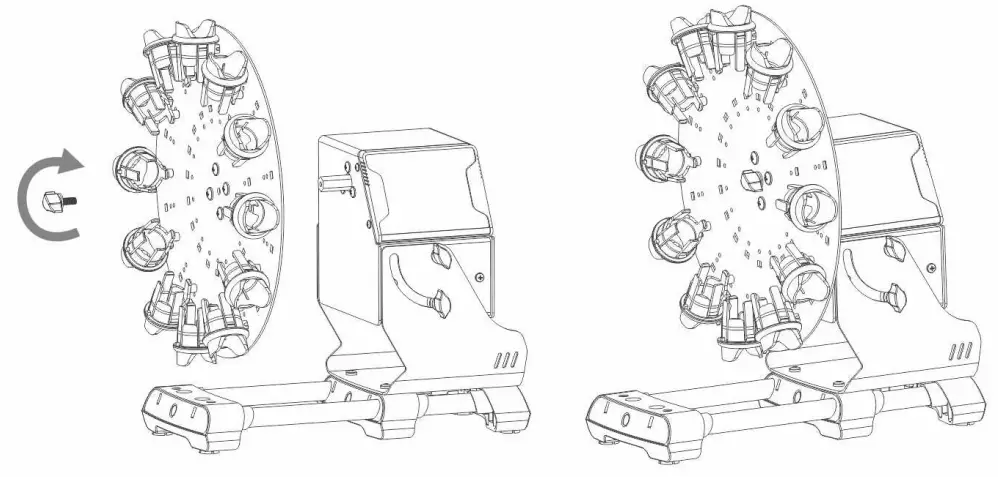 NEUATION iRoll DR24 Disc Rotator - Installing Disc Plate