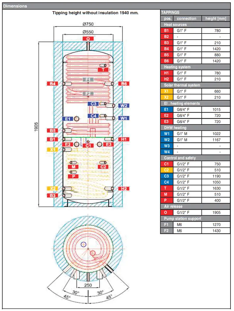 Regulus HSK 390 PR Storage Tank  - HSK 2