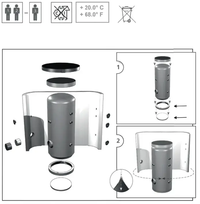 Regulus HSK 390 PR Storage Tank  - Thermal Store 2