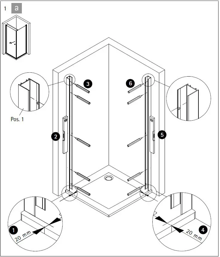 SCHULTE-EP237006-Shower-Door-with-Pivoting-Side-Panel-FIG-17