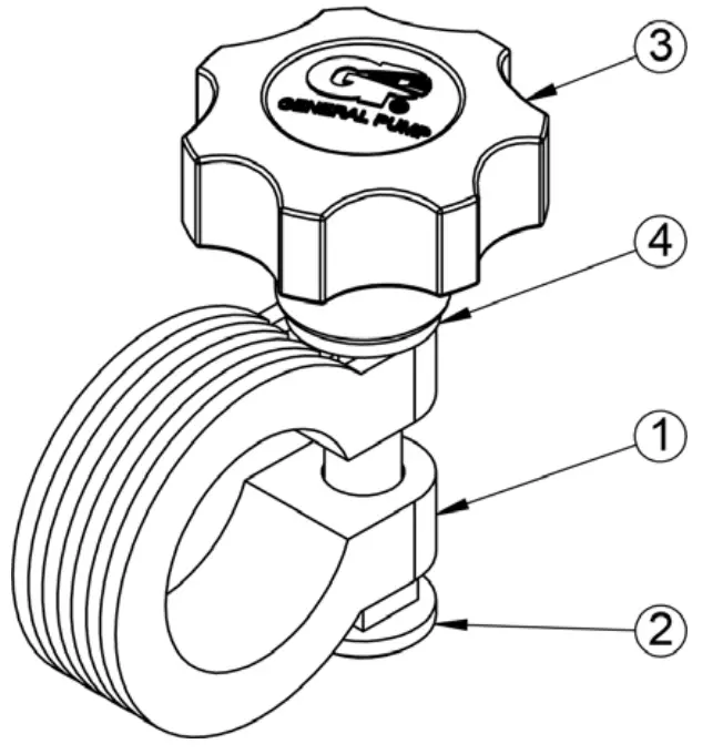 GENERAL PUMP DHRA50150SS Stainless Steel Industrial Hose Reels -PARTS LIST 2