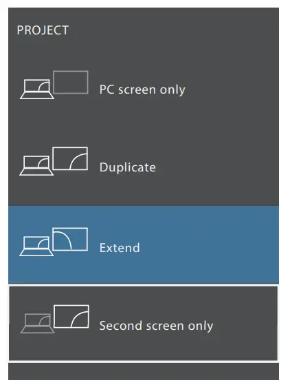 Extend Mode /Duplicate Mode/Display Mode