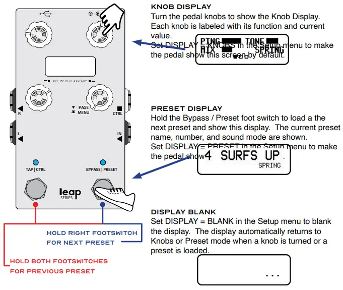 Controls & Display