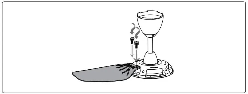 Vannus IRIZ-5B 56 Ceiling Fan - Installation Instruction step 6