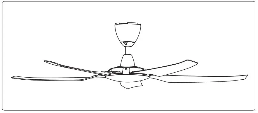 Vannus IRIZ-5B 56 Ceiling Fan - Installation Instruction step 7