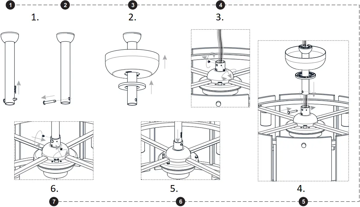 QUOIZEL FTS3124EK - INSTALLATION 4
