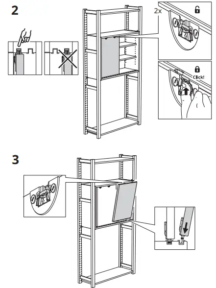 IKEA-IVAR-Cabinet-with-Sliding-Doors-Instruction-FIG-26