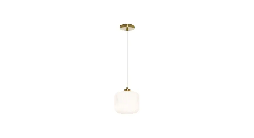 River Of Goods 20635 Hadley 8 Inch 1-light Gold Pendant Instruction Manual