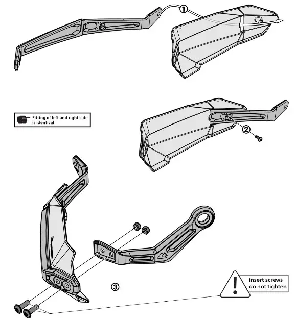 TOURATECH 01-424-5651 DEFENSA Hand Protector - fig