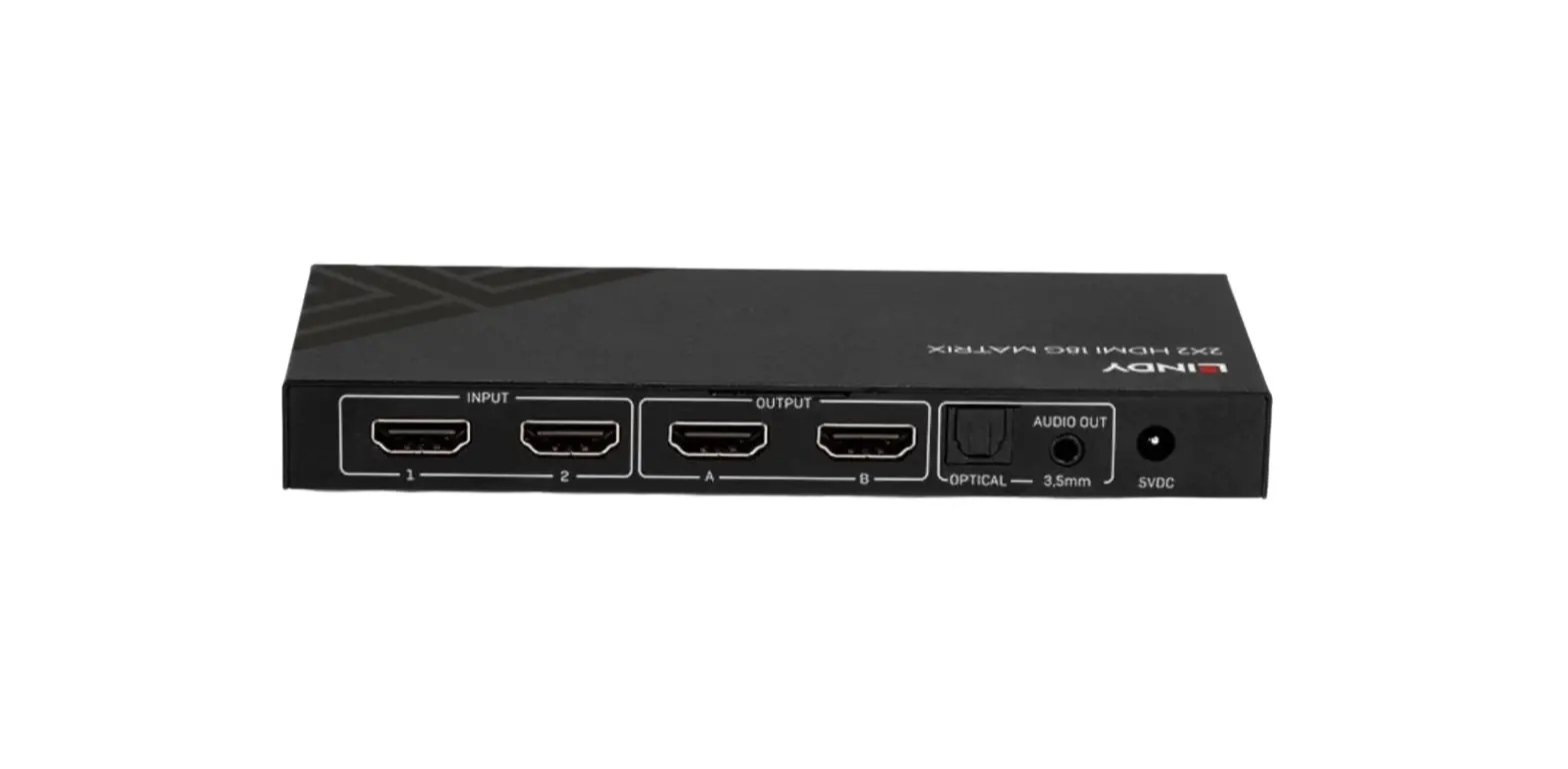 Lindy 38313 2x2 Hdmi 8k60 Matrix Switcher User Manual
