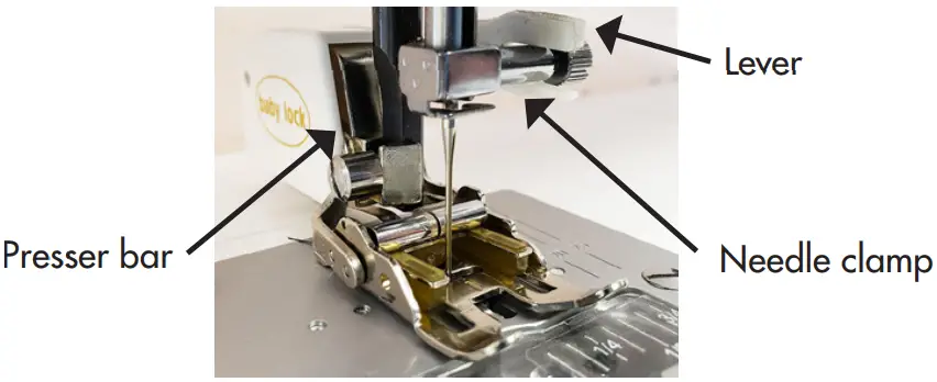 To Attach Walking Foot on the Machine: