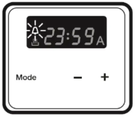 omega OBO61PX Electric Wall Oven - Press MODE 2