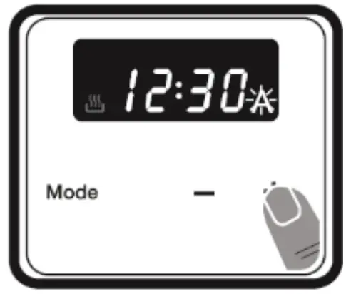 omega OBO61PX Electric Wall Oven - Press MODE 4