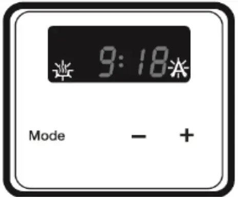 omega OBO61PX Electric Wall Oven - Press MODE 5