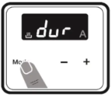 omega OBO61PX Electric Wall Oven - Press MODE 6