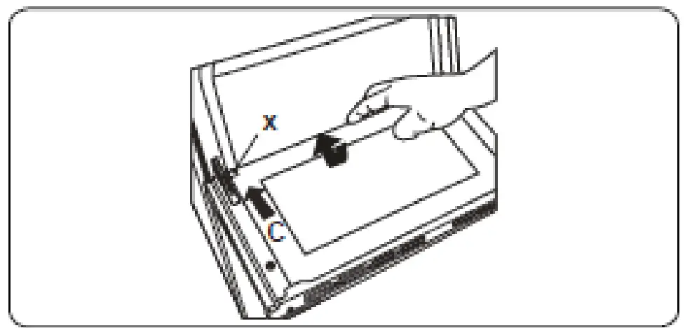 omega OBO61PX Electric Wall Oven - bracket 2