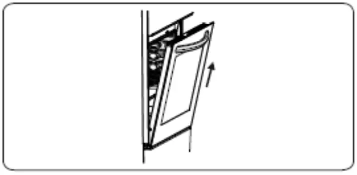 omega OBO61PX Electric Wall Oven - locking catch 1